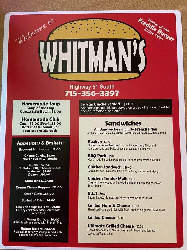 Whitman's Bar & Grill - Hazelhurst, WI