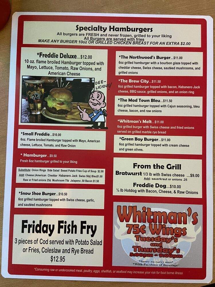 Whitman's Bar & Grill - Hazelhurst, WI