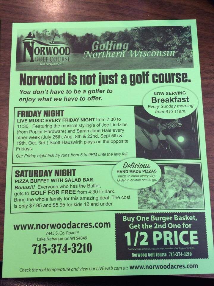 Norwood Golf Course - Lake Nebagamon, WI