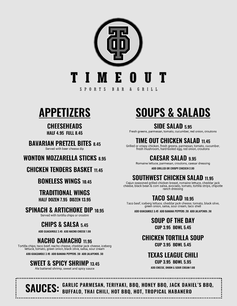 Timeout Sports Bar & Grill - Manitowoc, WI