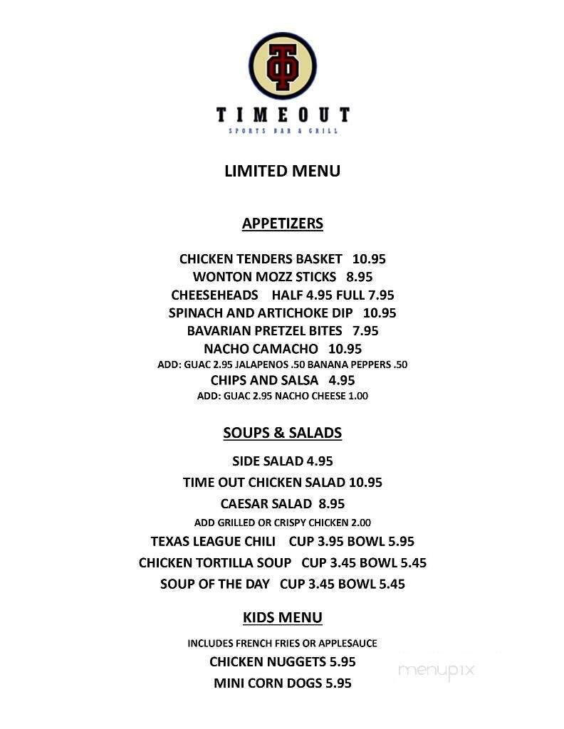 Timeout Sports Bar & Grill - Manitowoc, WI