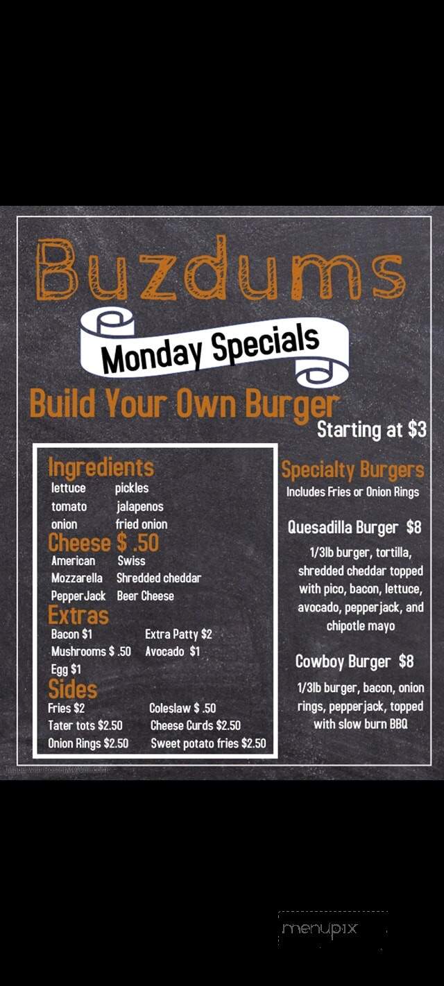 Buzdums Pub and Grill - Germantown, WI