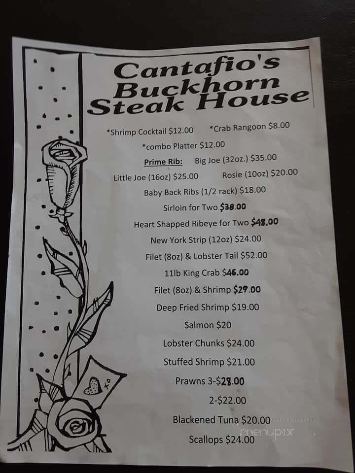 Cantafio's Buckhorn Steakhouse - Beaver Dam, WI