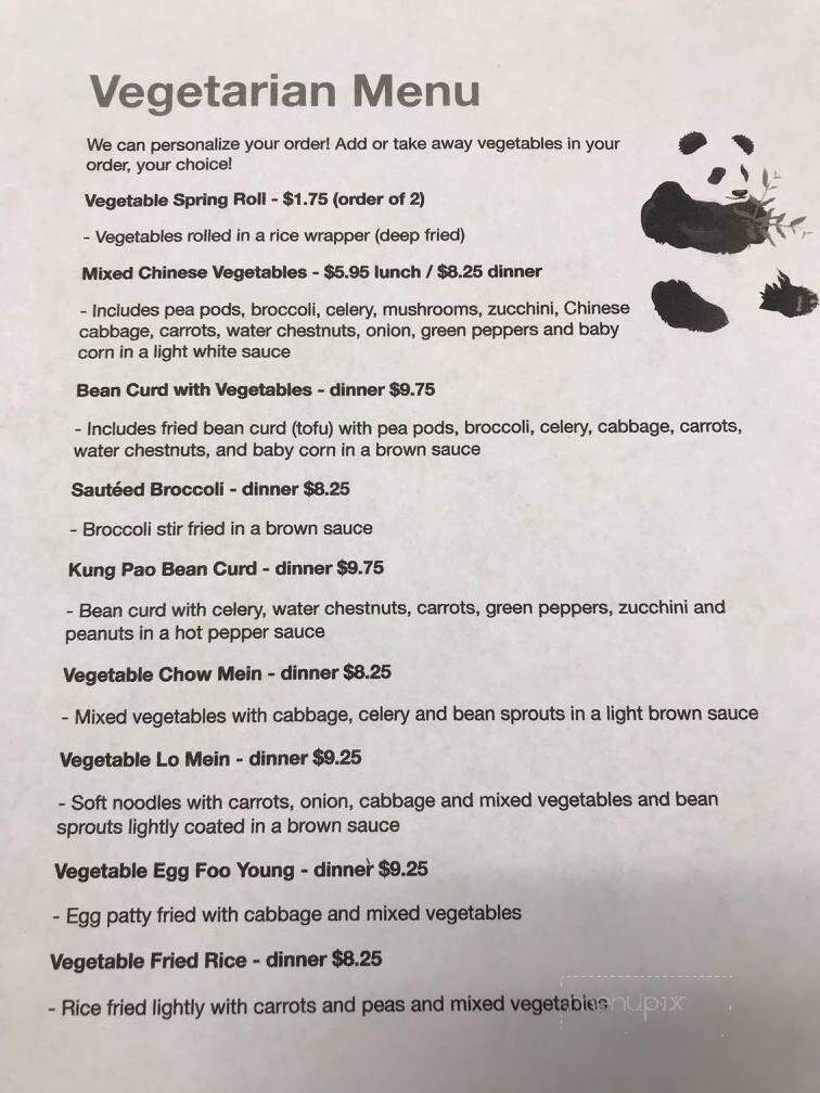 Panda King - Saint Croix Falls, WI