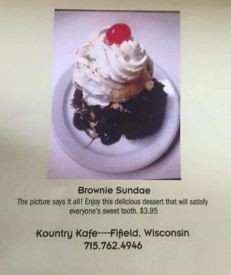 Kountry Kafe - Fifield, WI