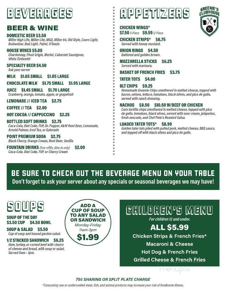 Greenie's Clubhouse-Delbrook - Delavan, WI