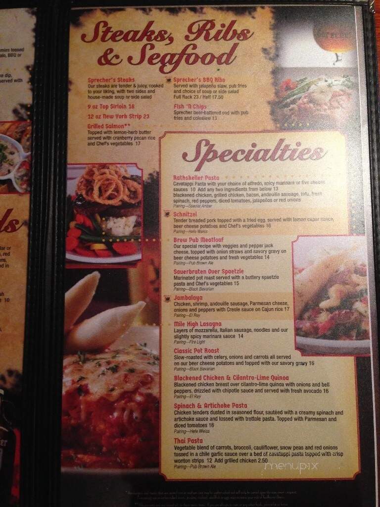 Sprecher's Restaurant and Bar - Wisconsin Dells, WI