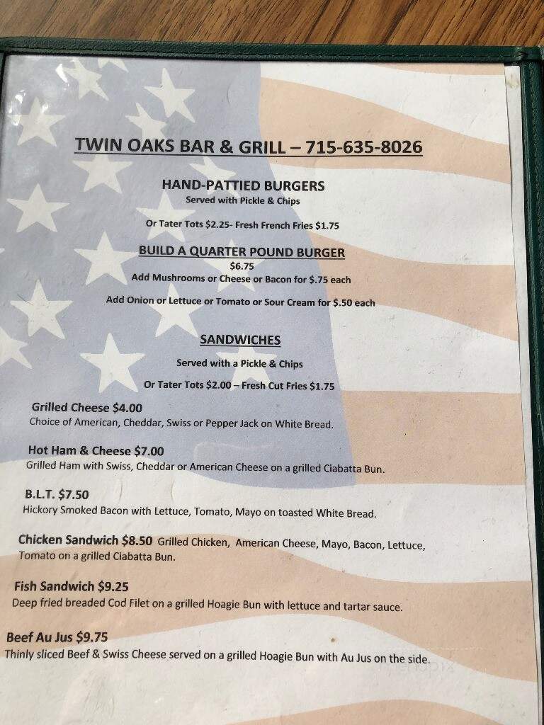 Twin Oaks Bar & Restaurant - Spooner, WI