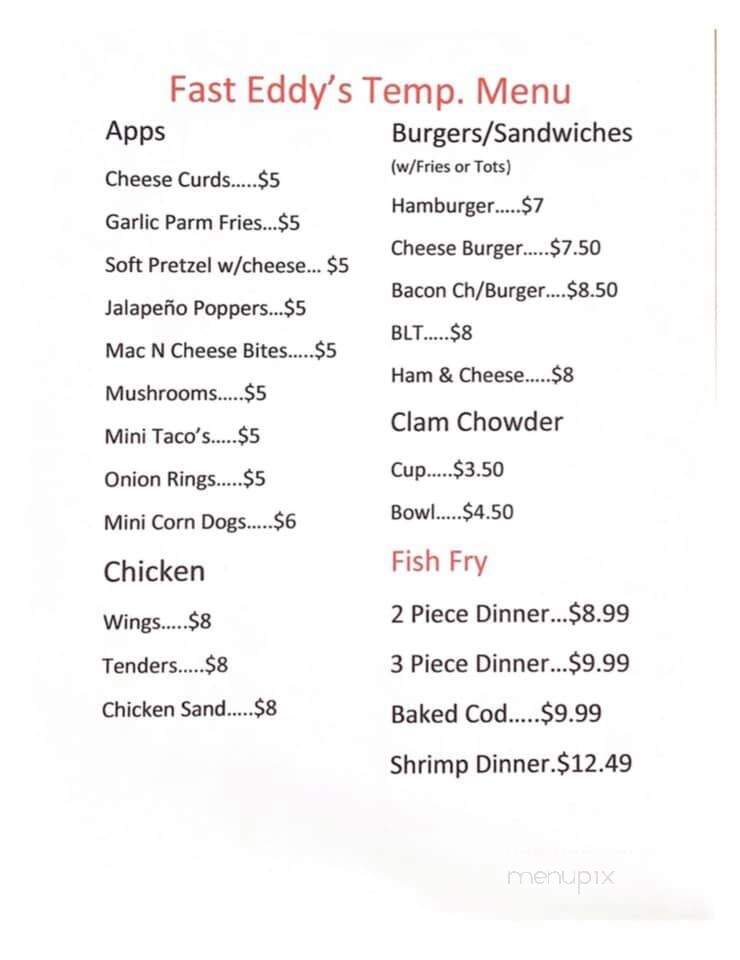 Fast Eddy's Sports Bar & Grill - Janesville, WI