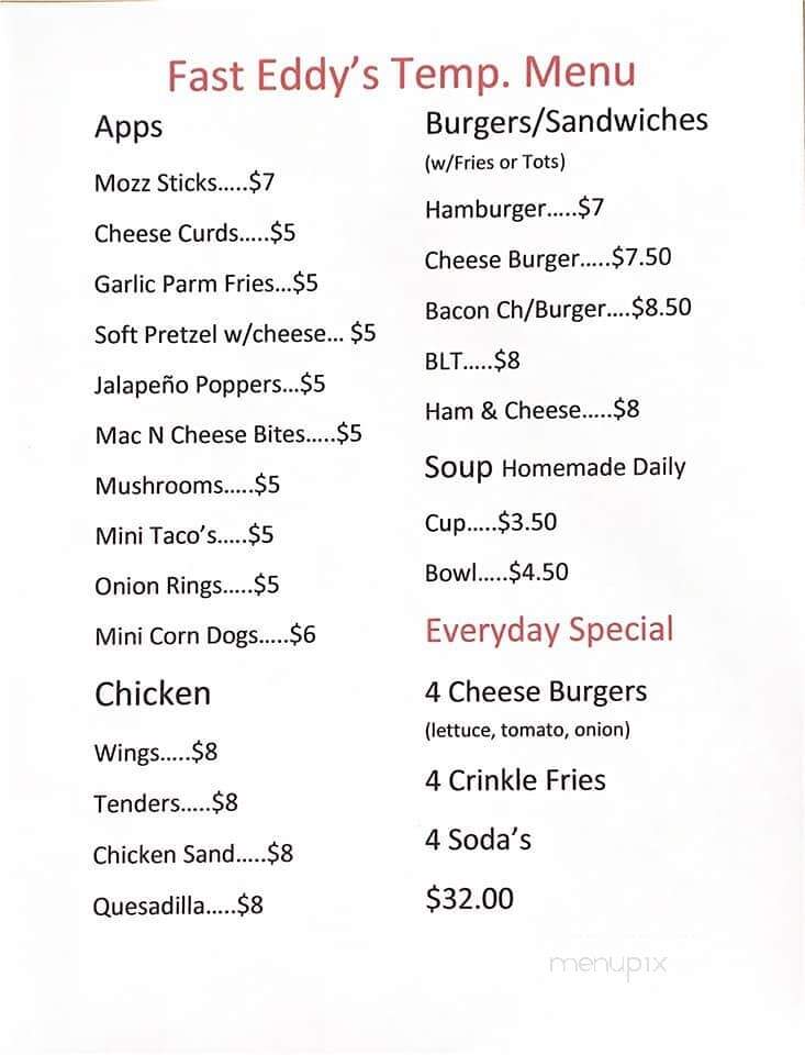 Fast Eddy's Sports Bar & Grill - Janesville, WI