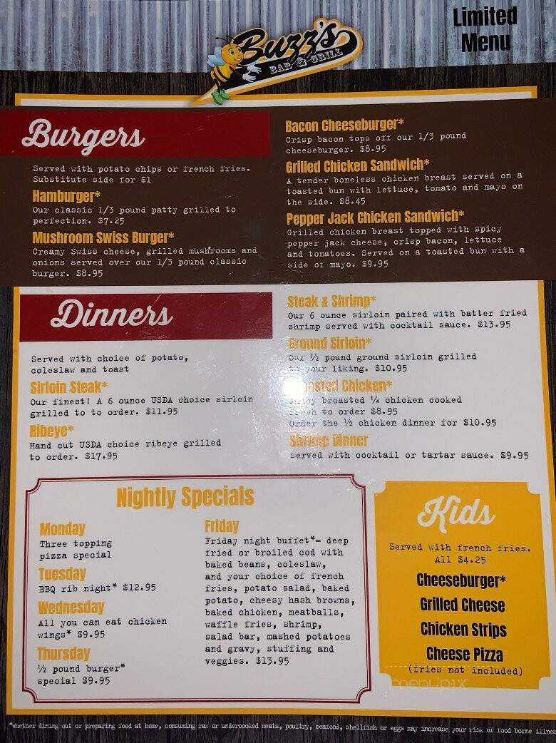 Buzz's Bar & Grill - Mondovi, WI