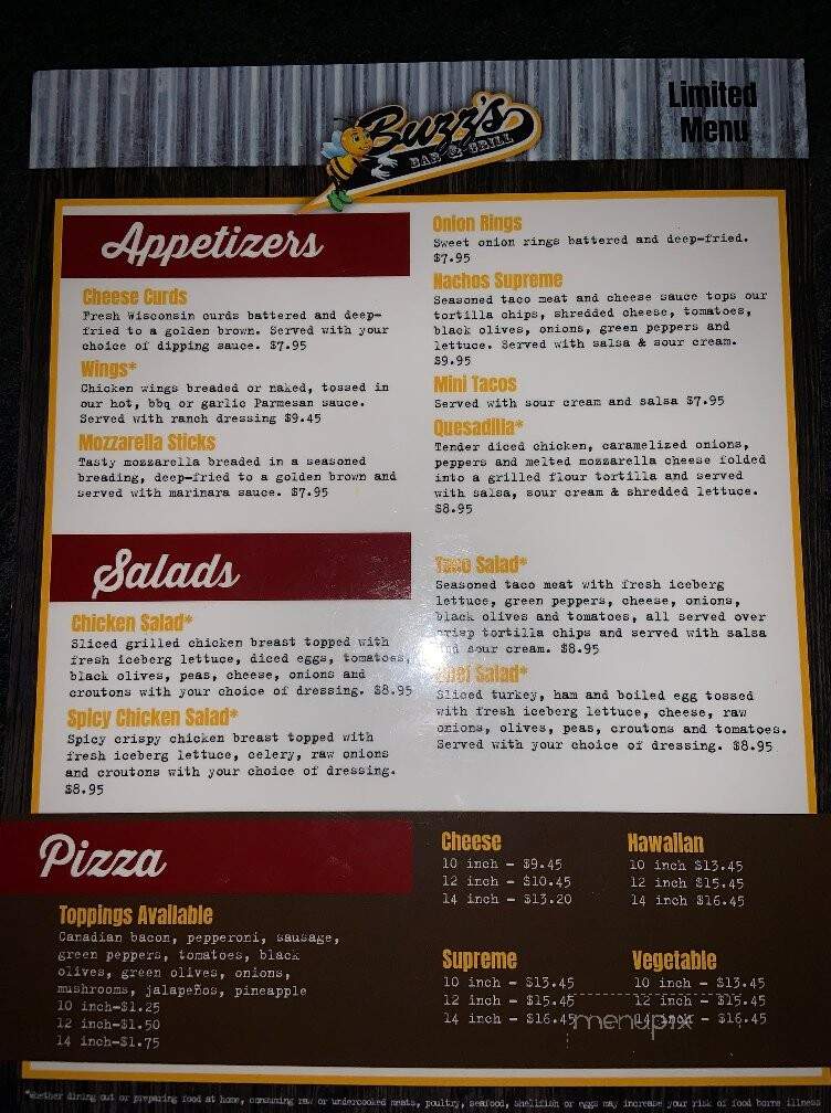 Buzz's Bar & Grill - Mondovi, WI