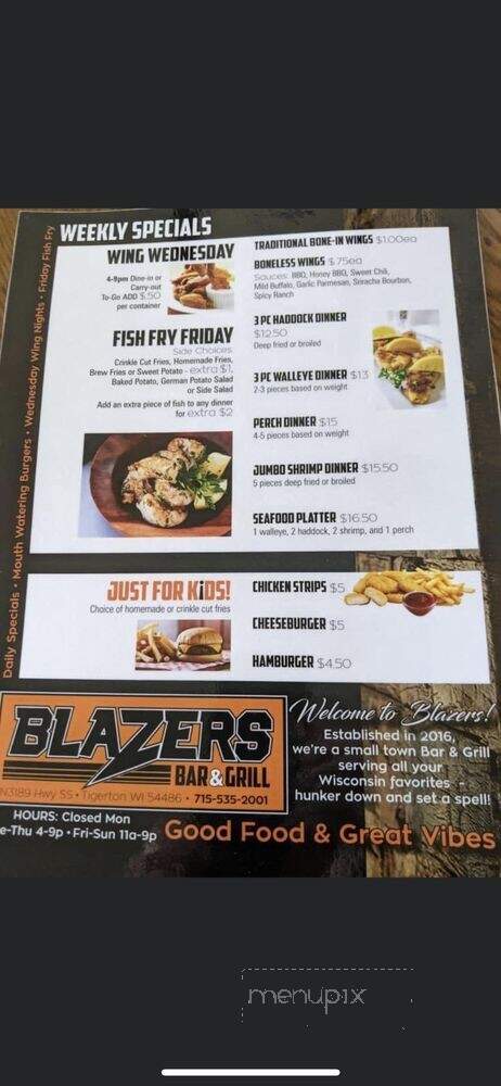 Blazers Bar & Grill - Split Rock, WI