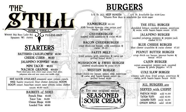 The Still Bar & Grill - Spooner, WI