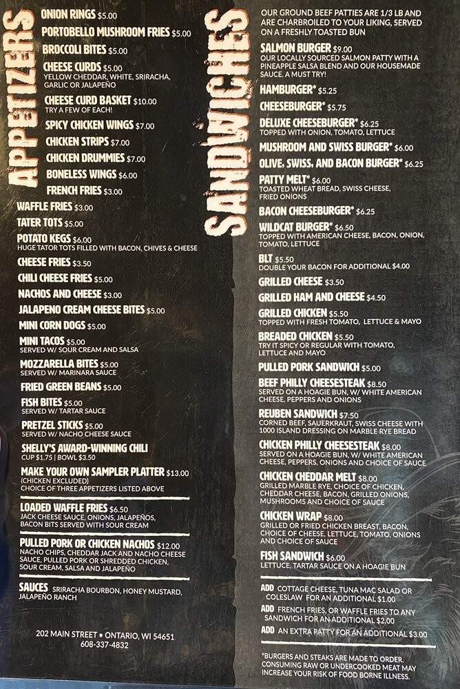 Wildcat Mountain Bar & Grill - Ontario, WI