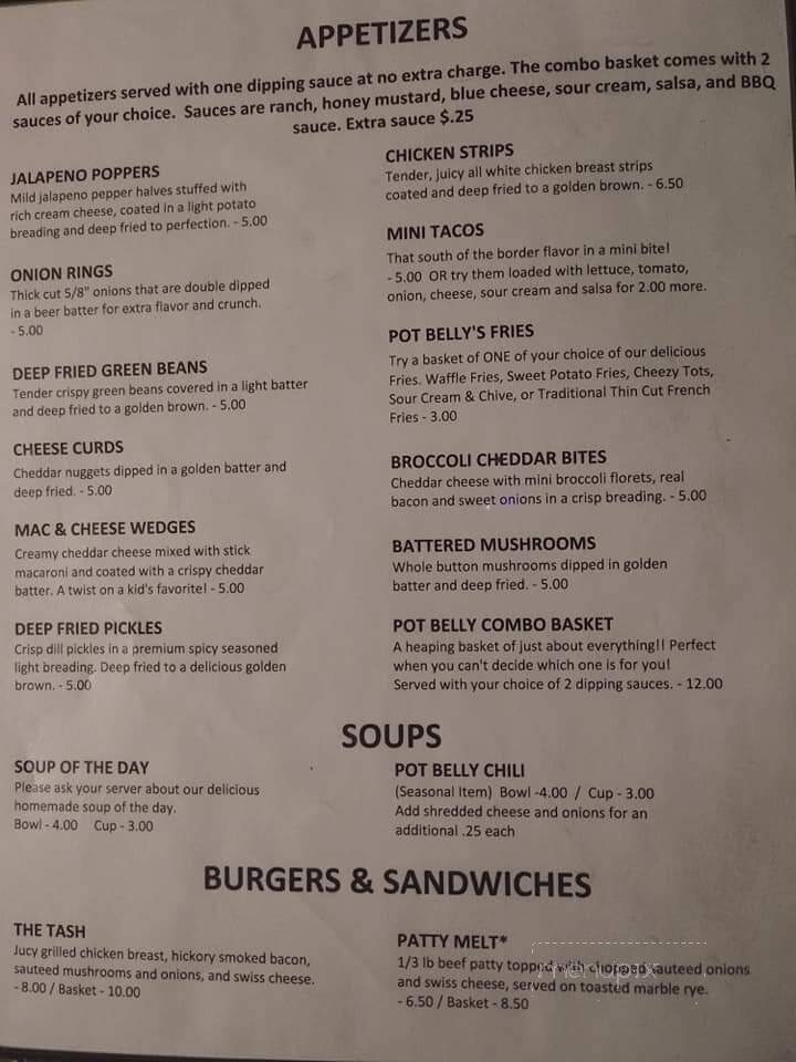 Pot Belly Pub & Grill - Medford, WI