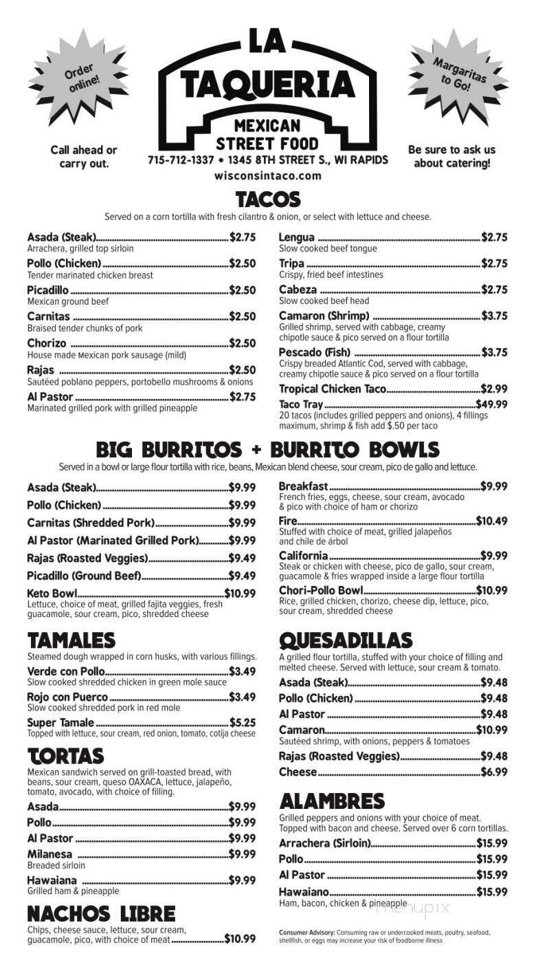 La Taqueria - Wisconsin Rapids, WI