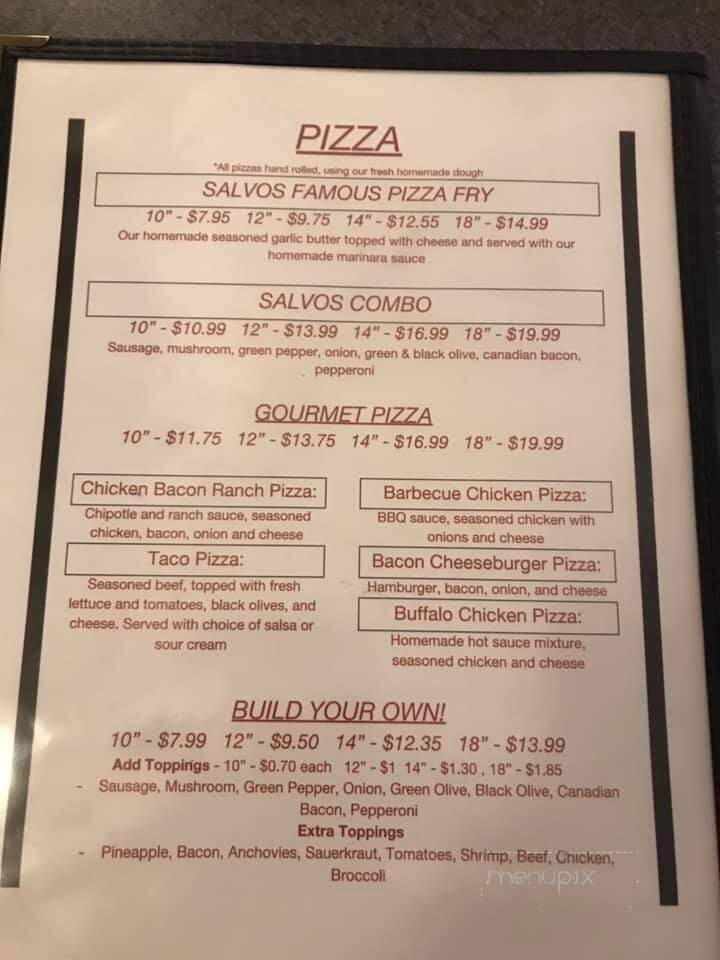 Salvo's Pizzeria & Restaurant - Merrill, WI