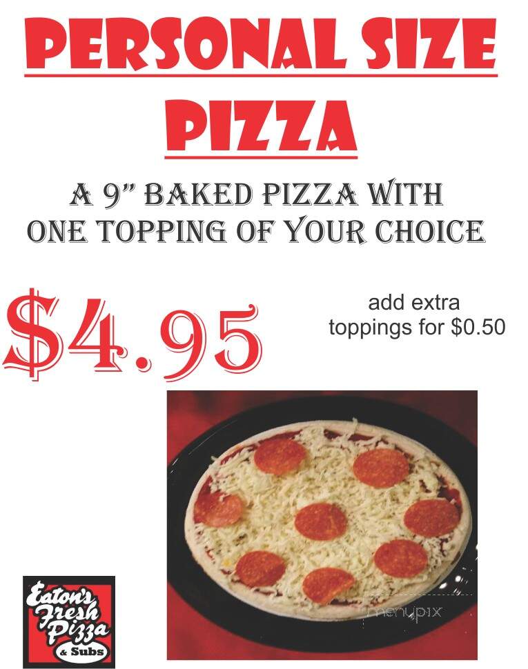 Eaton's Fresh Pizza - Fond Du Lac, WI