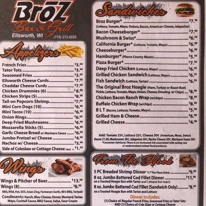 Broz Bar - Ellsworth, WI