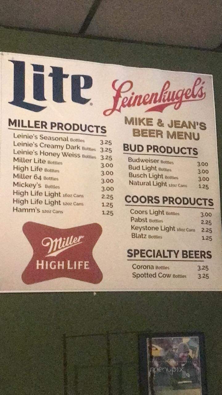 Mike & Jean's Bar & Grill - Marinette, WI