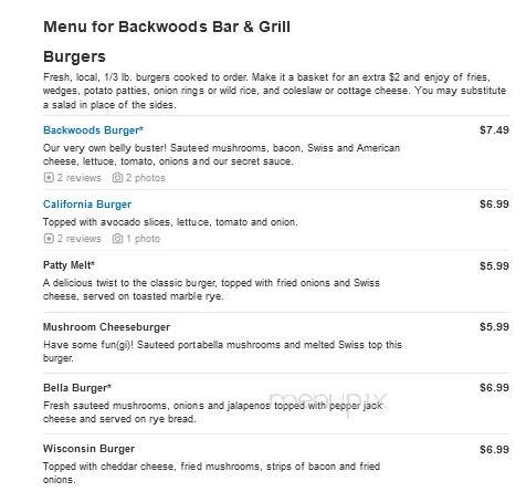 Backwoods Bar & Grill - Weyerhaeuser, WI