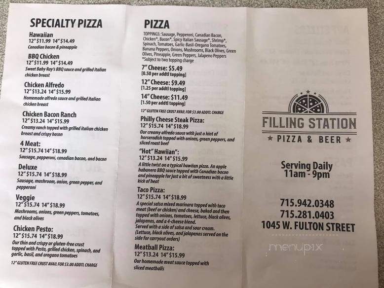 Filling Station Pizza & Beer - Waupaca, WI