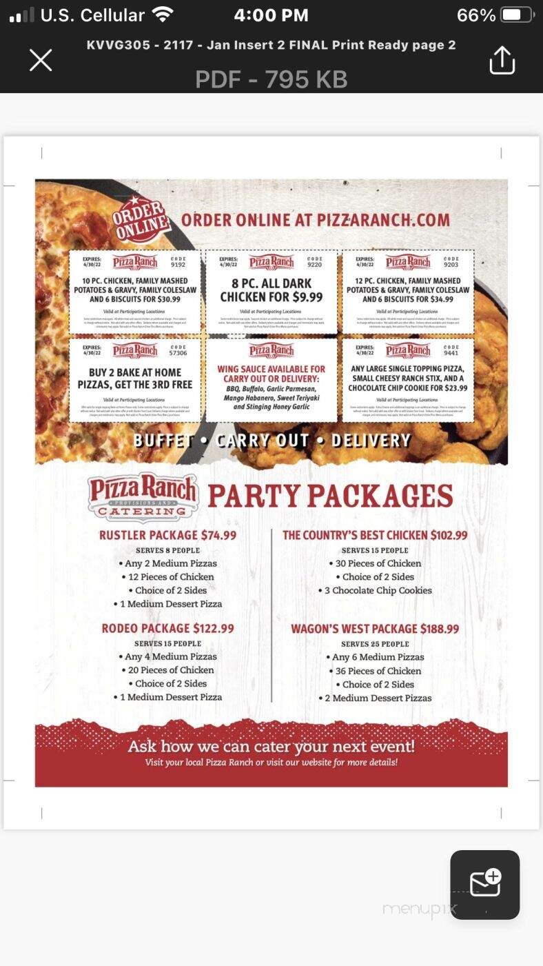 Pizza Ranch - Watertown, WI