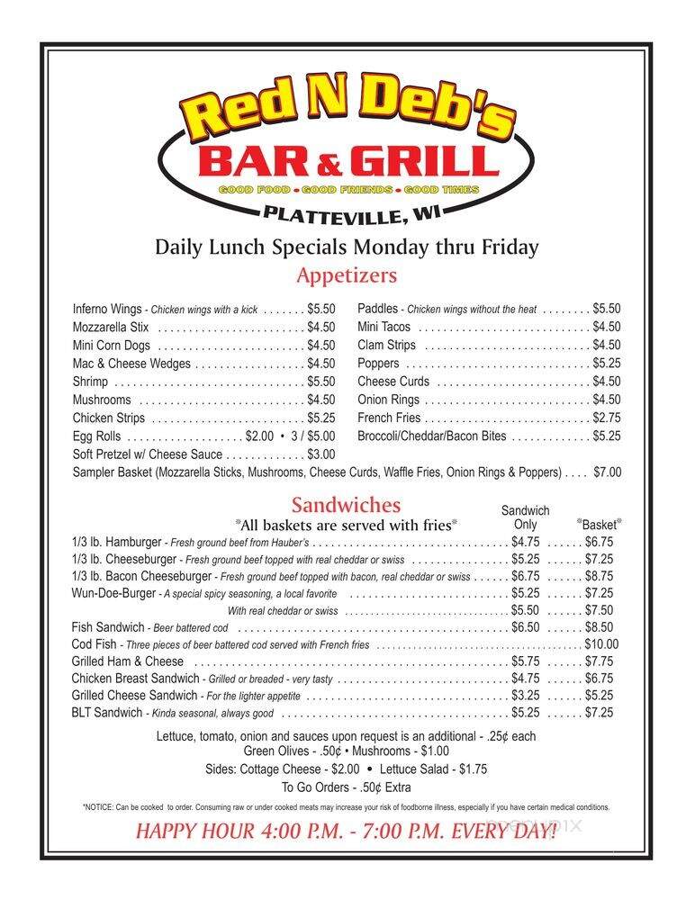 Red N Deb's Bar & Grill - Platteville, WI