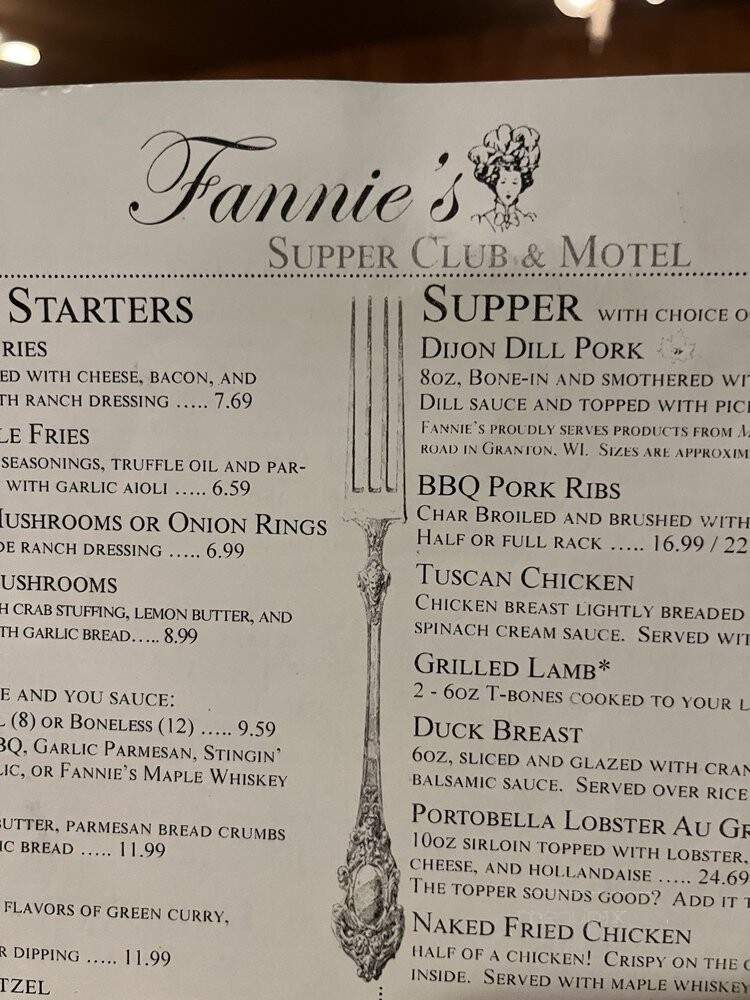 Fannies Supper Club & Motel - Neillsville, WI