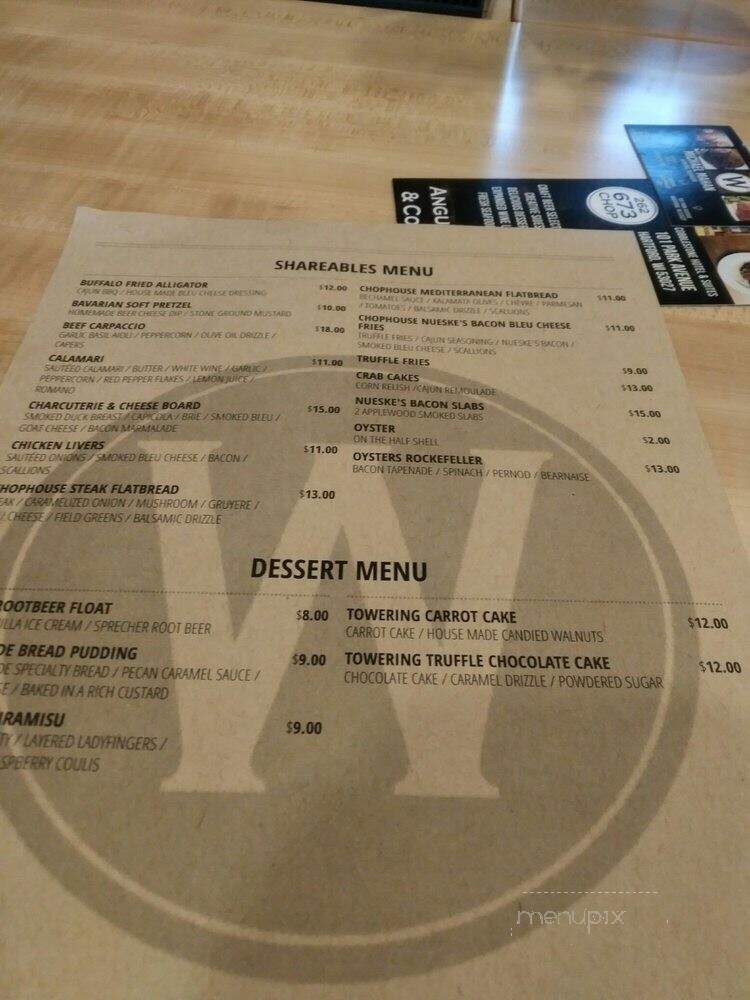 Wissota Chophouse - Hartford, WI