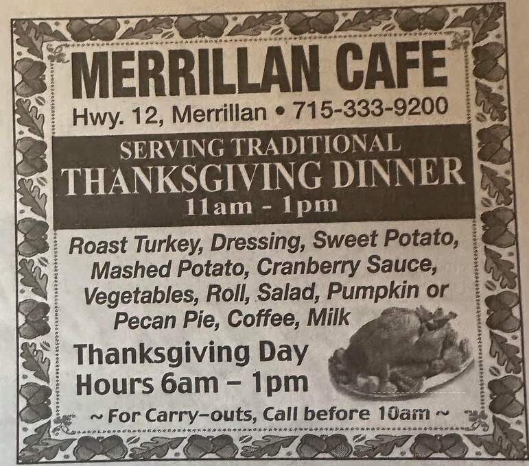 Merrillan Cafe - Merrillan, WI