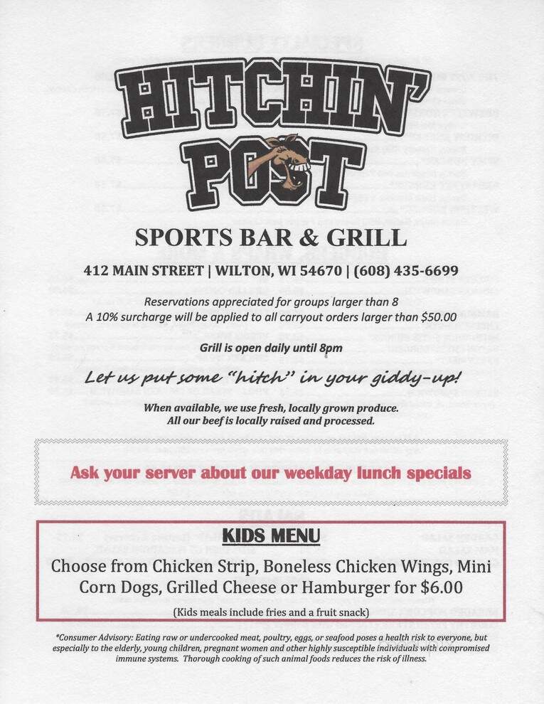 Hitching Post - Wilton, WI