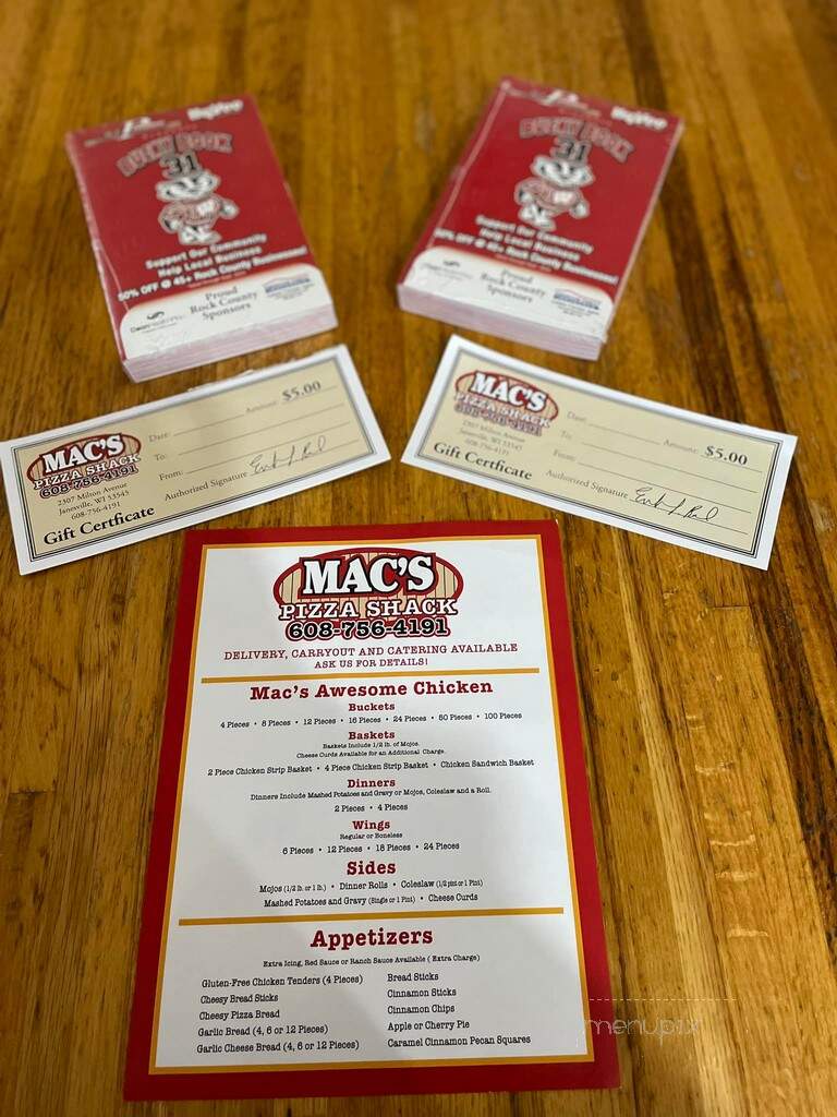 Mac's Pizza Shack - Janesville, WI