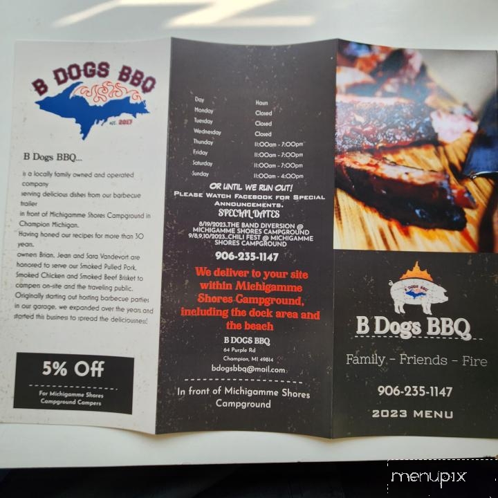 B Dogs BBQ - Champion, MI