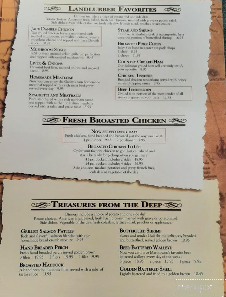 The Galley Restaurant - Manitowoc, WI