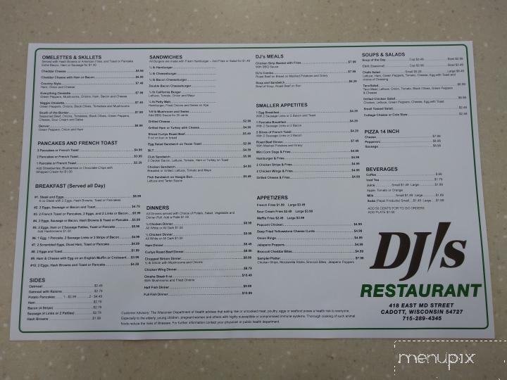 D J's Restaurant - Cadott, WI