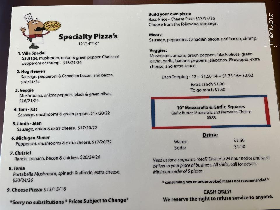 Pizza Villa - Fort Atkinson, WI