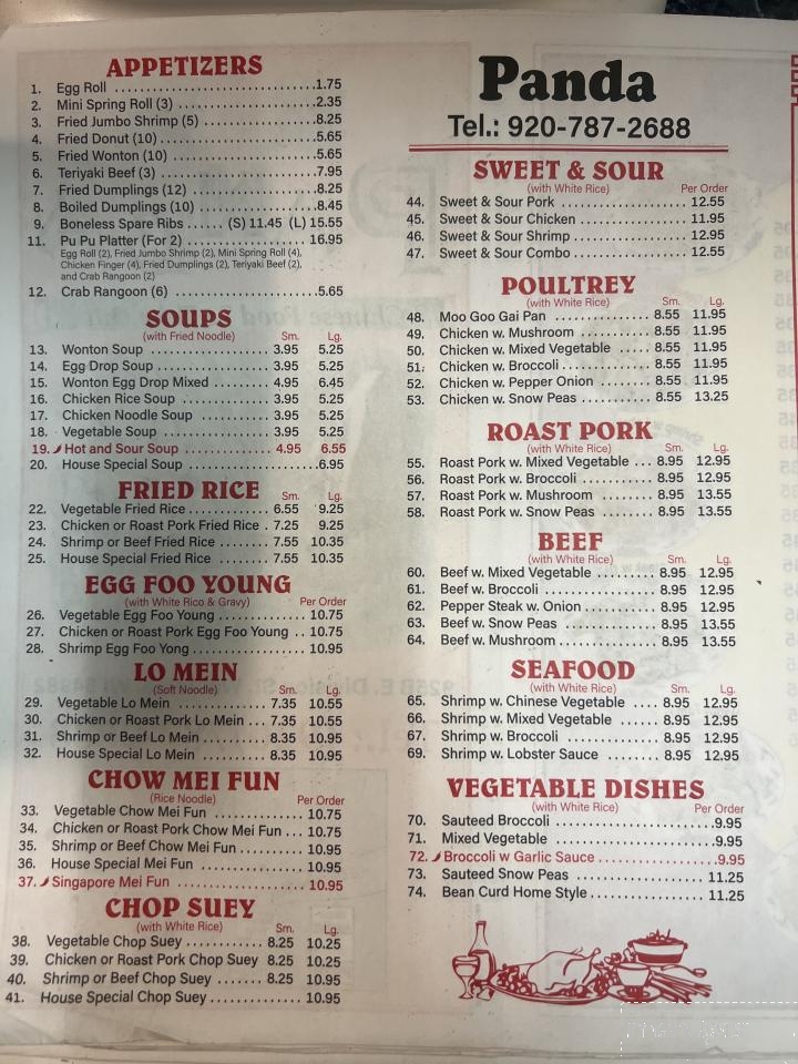 Panda Restaurant - Wautoma, WI