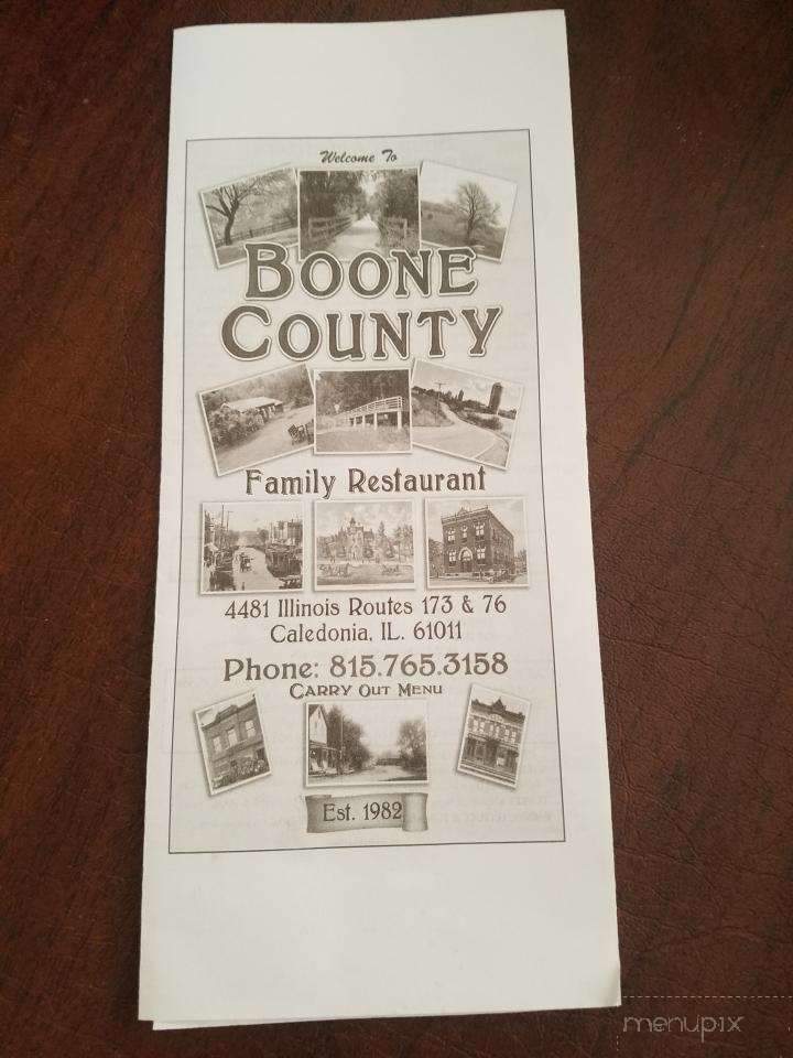 Boone County Family Restaurant - Caledonia, IL