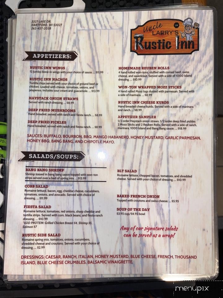 Uncle Larry's Rustic Inn - Hartford, WI