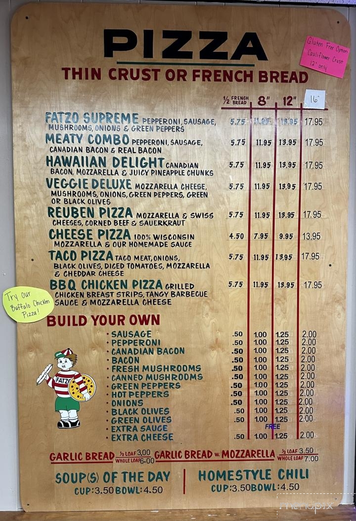 Fatzo's Sub & Pizza Shop - Two Rivers, WI