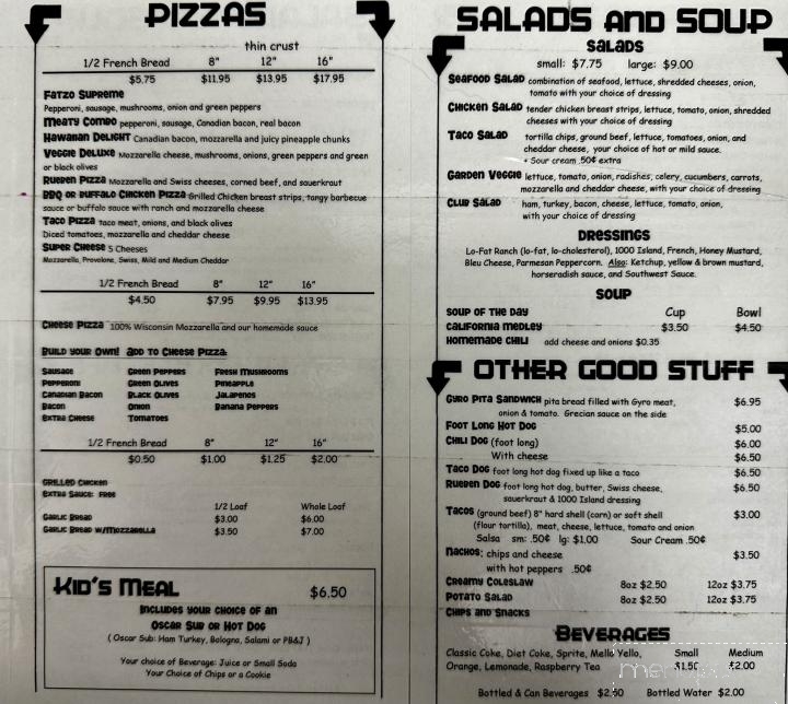 Fatzo's Sub & Pizza Shop - Two Rivers, WI