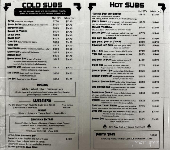 Fatzo's Sub & Pizza Shop - Two Rivers, WI